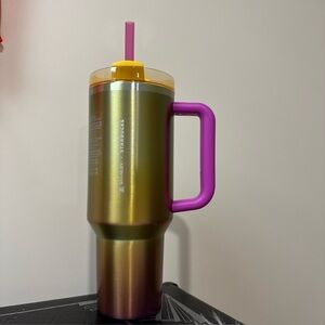 Stanley X Starbucks 40oz Tumbler Purple Summer Gradient Limited Edition NEW!